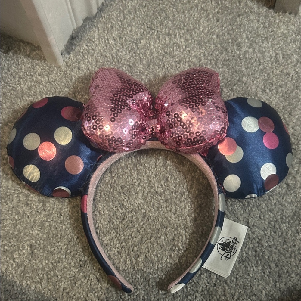 Disney Pink and Blue Sequin Mouse Ears